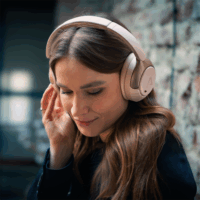 LAMAX HighComfort2 ANC Bluetooth Fejhallgató Headset - Fehér