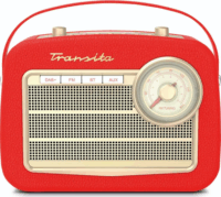 Technisat Transita 130 Hordozható FM / DAB Retro Táskarádió - Piros