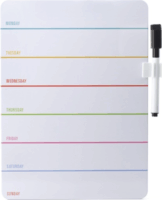 Kikkerland MH70 Heti mágneses törölhető Fali tervező - Fehér