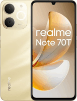 Realme Note 70T 4/128GB 4G Dual SIM Android Okostelefon - Arany