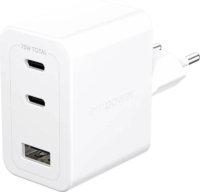 PanzerGlass Empower 2x USB-C 1x USB-A Gyorstöltő 70W - Fehér