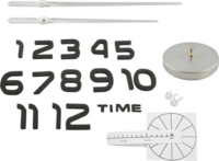 Ruhhy DYI felragasztható falióra 60-130cm - Ezüst