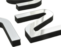 Ruhhy DYI felragasztható falióra 60-130cm - Ezüst