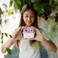 LAMAX InstaKid2 Plus Hőpapíros Gyerek Fényképezőgép 48Mpx / FullHD - Rózsaszín