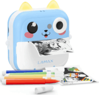 LAMAX InstaKid2 Plus Hőpapíros Gyerek Fényképezőgép 48Mpx / FullHD - Kék
