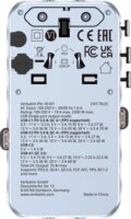 Verbatim 30186 Charge n Travel Univerzális Utazó Adapter 70W 2xUSB-C kábellel - Kék
