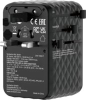 Verbatim 30191 Charge n Travel Univerzális Utazó Adapter 100W USB-C kábellel - Fekete
