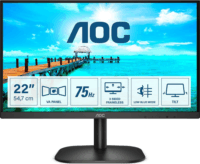 AOC 21,5" 22B2H/EU 16:9 FullHD VA Monitor - Fekete
