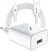 S-Link SL-EC40L USB-A / Lightning Hálózati Töltő Adapter 12W - Fehér