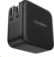 Choetech PD6055 EU/UK/AU 70W Utazó adapter 3x USB-C + 1x USB-A - Fekete
