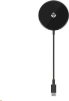 Choetech T697-F 3IN1 Magnetic Telefon/Airpods/okosóra Wireless töltő - Fekete