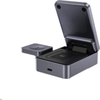 Choetech T637-F 3in1 Qi2 Telefon/Okosóra/Fülhallgató Wireless töltő 10W - Fekete