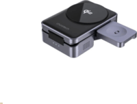 Choetech T637-F 3in1 Qi2 Telefon/Okosóra/Fülhallgató Wireless töltő 10W - Fekete