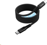 Choetech XCC-1081 USB-C apa - USb-C apa 2.0 Mágneses Adat és Töltő kábel 1,8m - Fekete