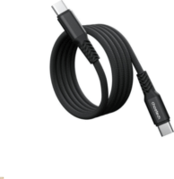 Choetech XCC-1081 USB-C apa - USb-C apa 2.0 Mágneses Adat és Töltő kábel 1,8m - Fekete