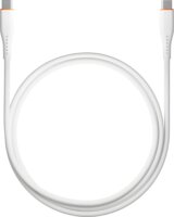 S-Link SL-X280E USB-C apa - USB-C apa Adat és töltőkábel 1m - Fehér