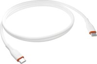 S-Link SL-X280E USB-C apa - USB-C apa Adat és töltőkábel 1m - Fehér