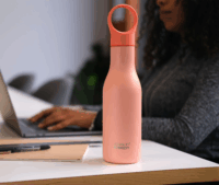 Joseph Joseph Rozsdamentes Acél Kulacs 500ml - Rózsaszín