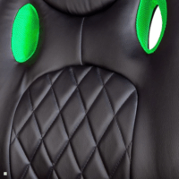 Delight BMD1116GR Gamer szék - Fekete/ Zöld