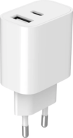 Gembird TA-UC-2AC12-01 USB-A / USB-C Hálózati Töltő Adapter 12W - Fehér