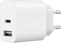 Gembird TA-UC-2AC12-01 USB-A / USB-C Hálózati Töltő Adapter 12W - Fehér