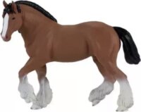 Mojo Clydesdale ló figura 14,4 cm - Barna