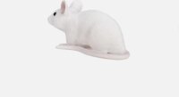 Mojo Egér figura 6,5 cm - Fehér