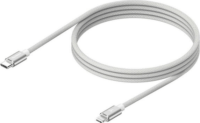Yenkee YCU MAGNETIC 01 2.0 USB‑C Apa - Lightning Apa Adat‑ és töltőkábel 1,5 m - Fehér