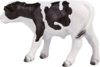 Mojo Farmland kézzel festett álló Holstein borjú figura 7cm