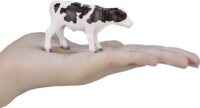 Mojo Farmland kézzel festett álló Holstein borjú figura 7cm