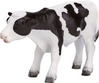 Mojo Farmland kézzel festett álló Holstein borjú figura 7cm