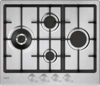 Candy CHG6D4WTX Beépíthető 4 Zónás Gáz Főzőlap 9450 Watt - Inox