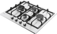 Candy CHG6D4WTX Beépíthető 4 Zónás Gáz Főzőlap 9450 Watt - Inox