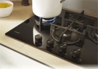 Candy CVG6DTB Beépíthető 4 Zónás Gáz Főzőlap 8150 Watt - Fekete