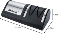 Steba KS 1 Elektromos Késélező 6,5 x 21,5 x 10 cm - Szürke