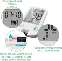 Medisana MediTouch 2 Vércukorszint mérő - Fehér / Szürke