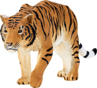 Mojo Wildlife kézzel festett Vadászó tigris figura 15cm