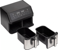 Somogyi HGAF29 AirFryer Forrólevegős Sütő 2x 4,5L 2000 Watt - Fekete / Ezüst