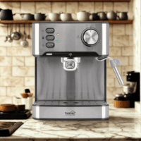 Somogyi HGPR15 Félautomata Presszó Kávéfőző 850 Watt - Ezüst