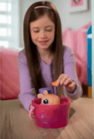 Animagic Let's Glo Capybara Világító vízipajtás fürdőjáték szett