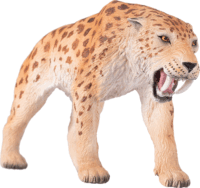 Mojo Kézzel festett Kardfogú tigris figura 12cm