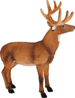 Mojo Wildlife kézzel festett Fehérfarkú szarvasbika figura 12,5cm