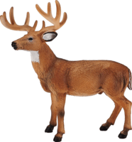 Mojo Wildlife kézzel festett Fehérfarkú szarvasbika figura 12,5cm