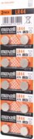 Maxell LR44 Alkáli Gombelem 1.5V (10db / csomag)