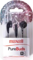 Maxell PureBuds Vezetékes In-Ear Sztereo Fülhallgató - Fekete