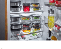 Gefu 12771 Rozsdamentes acél ételtároló edény 0,5L - Ezüst/Fekete