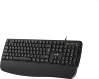 Genius KB-123 Vezetékes Ergonomikus Billentyűzet HUN - Fekete