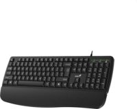 Genius KB-123 Vezetékes Ergonomikus Billentyűzet HUN - Fekete