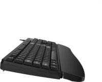 Genius KB-123 Vezetékes Ergonomikus Billentyűzet HUN - Fekete