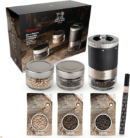 Peugeot 41748 Manuális Borsörlő szett 11cm - Fekete/ Ezüst